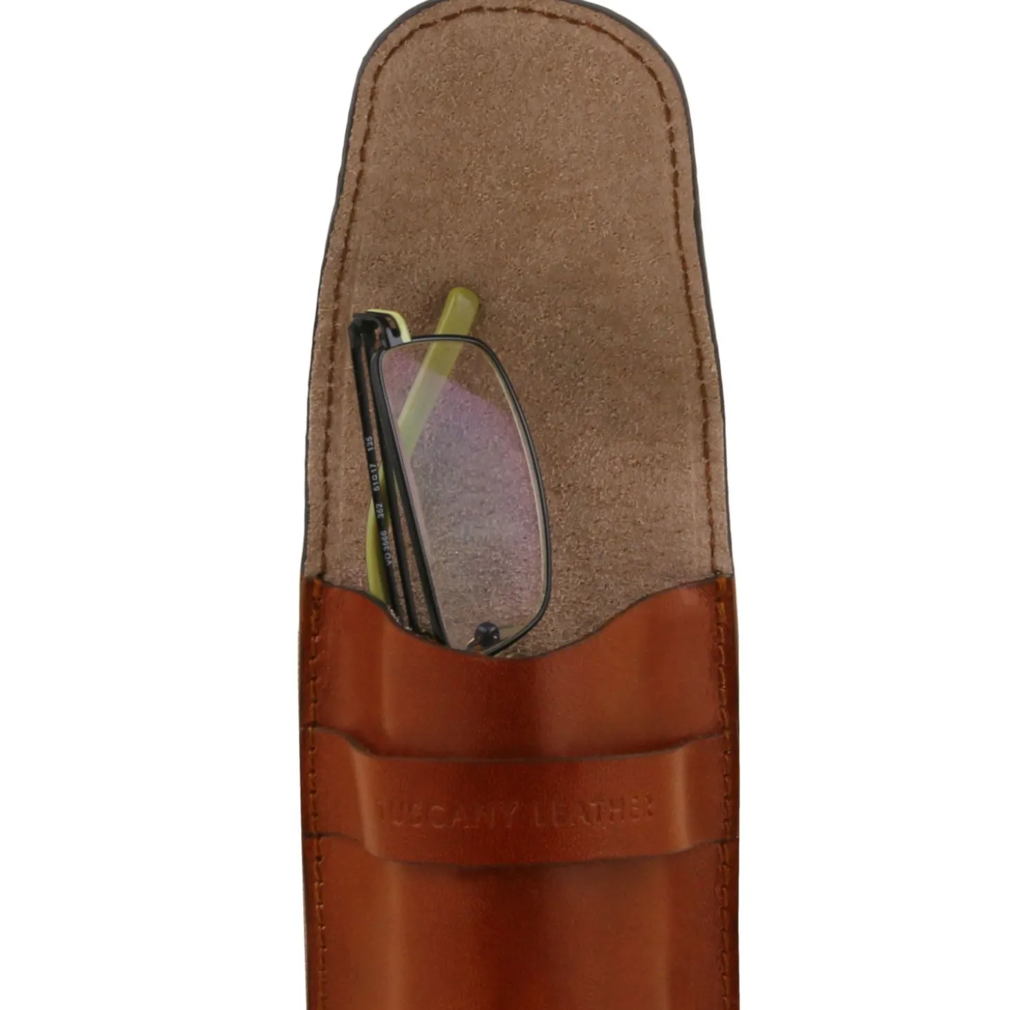 Exklusives Brillen-/Smartphone-/Uhren - Etui aus Leder