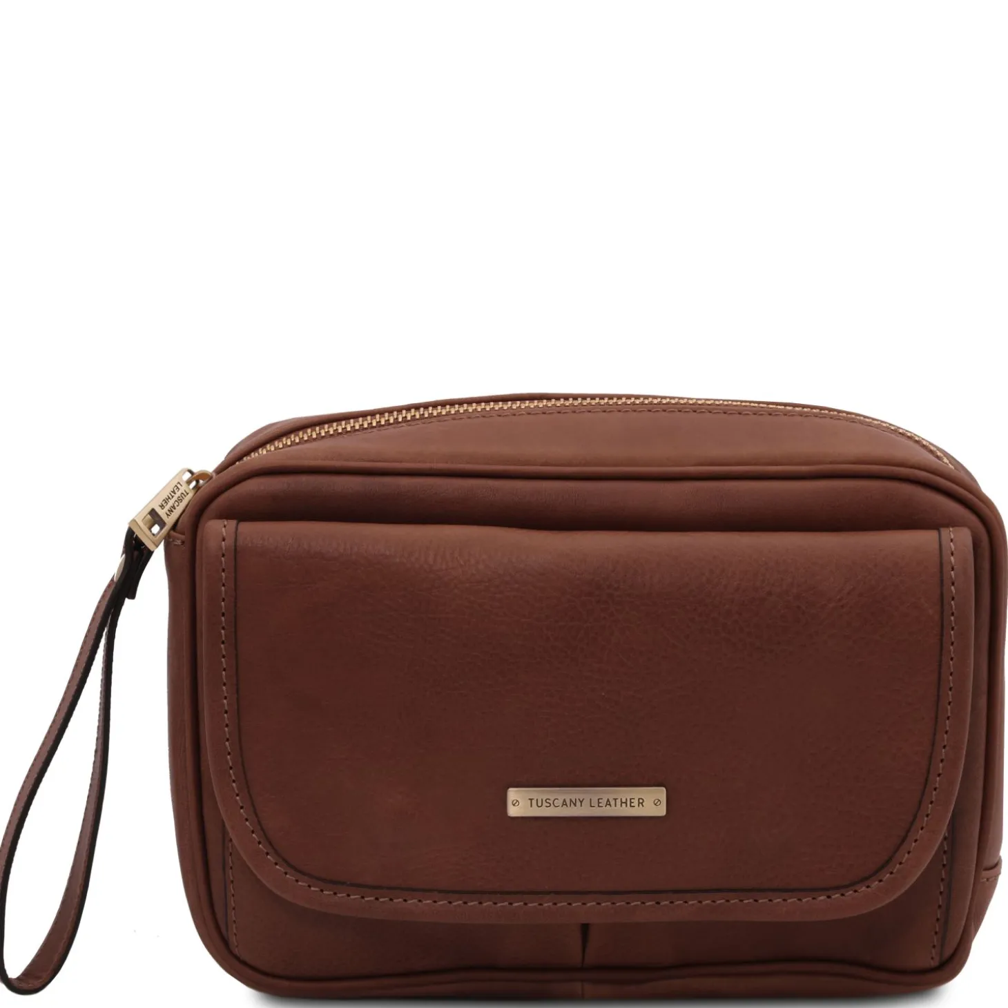 Handgelenktasche/Herrentasche aus Leder