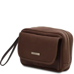 Handgelenktasche/Herrentasche aus Leder