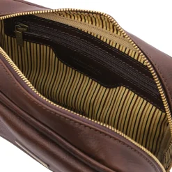 Handgelenktasche/Herrentasche aus Leder