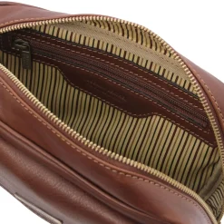 Handgelenktasche/Herrentasche aus Leder