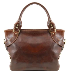Henkeltasche aus Leder