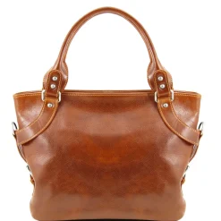 Henkeltasche aus Leder