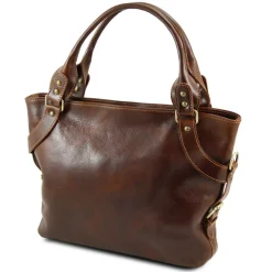 Henkeltasche aus Leder