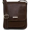 Herrentasche aus Leder mit Vordertasche
