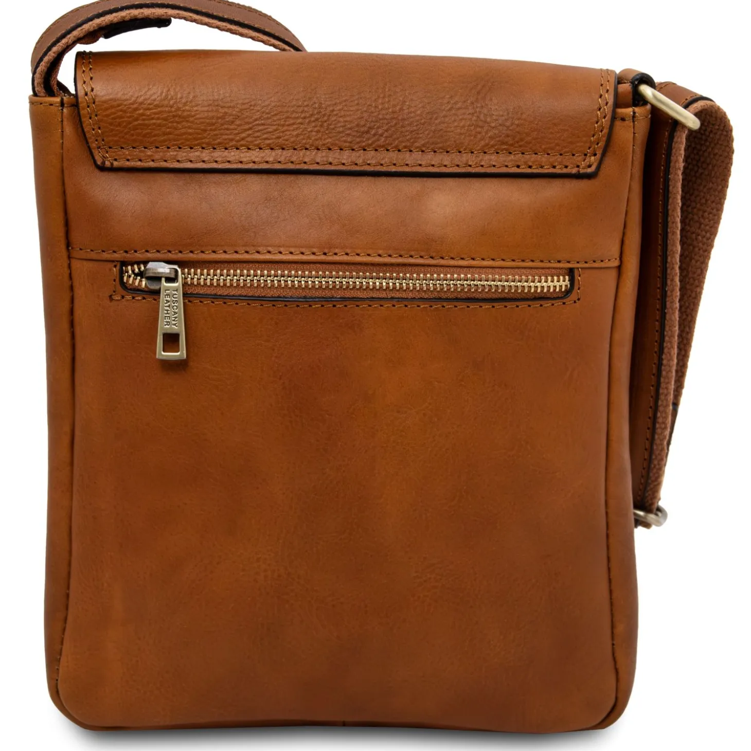 Herrentasche aus Leder mit Vordertasche