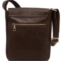 Herrentasche aus Leder mit Vordertasche
