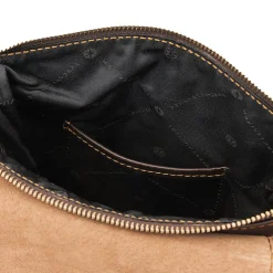 Herrentasche aus Leder mit Vordertasche