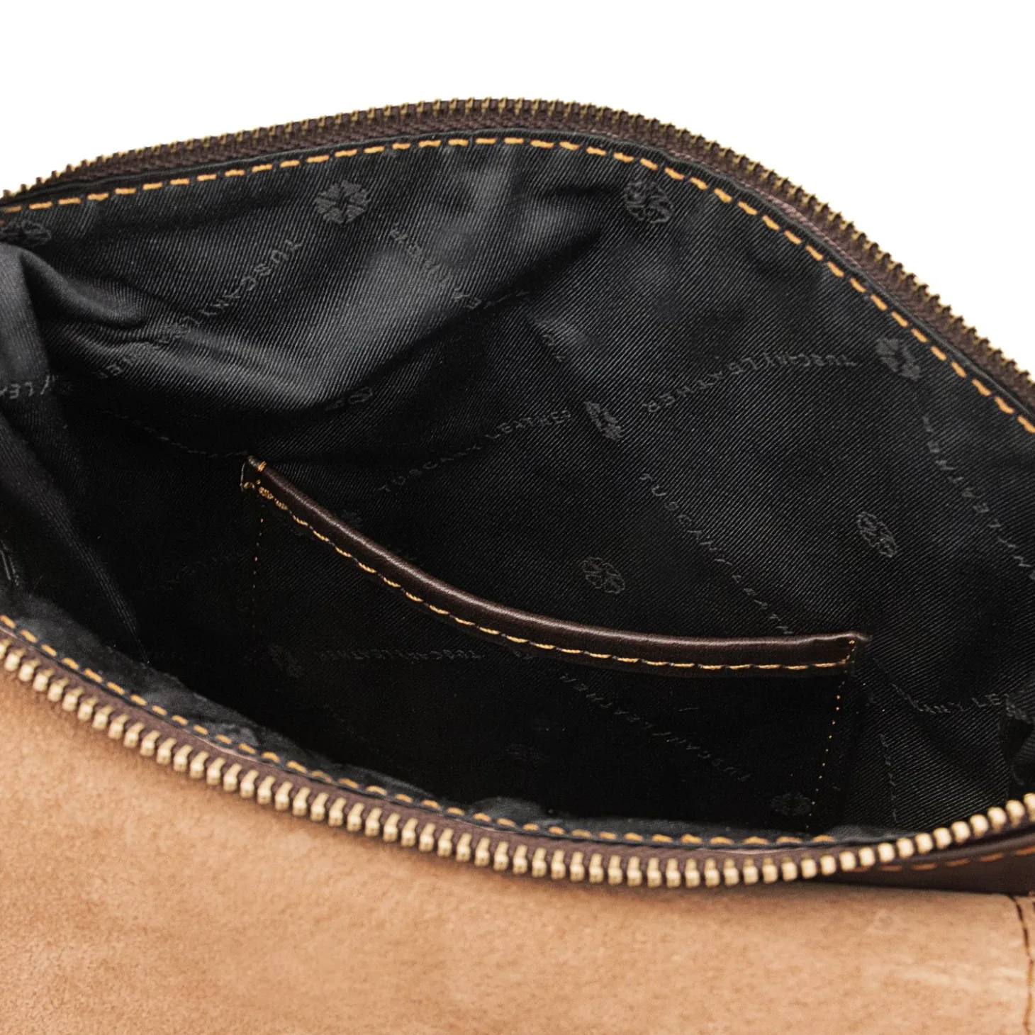 Herrentasche aus Leder mit Vordertasche