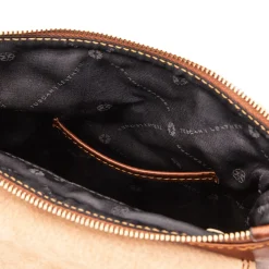 Herrentasche aus Leder mit Vordertasche