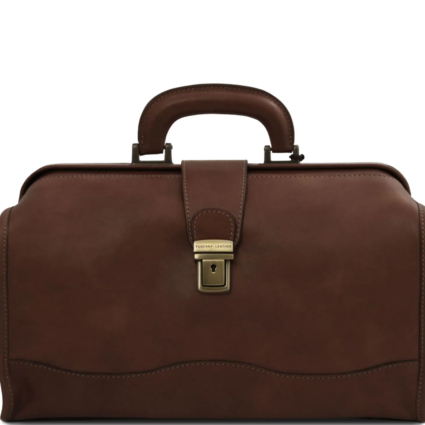 Klassische Doktortasche aus Leder mit Schnalle