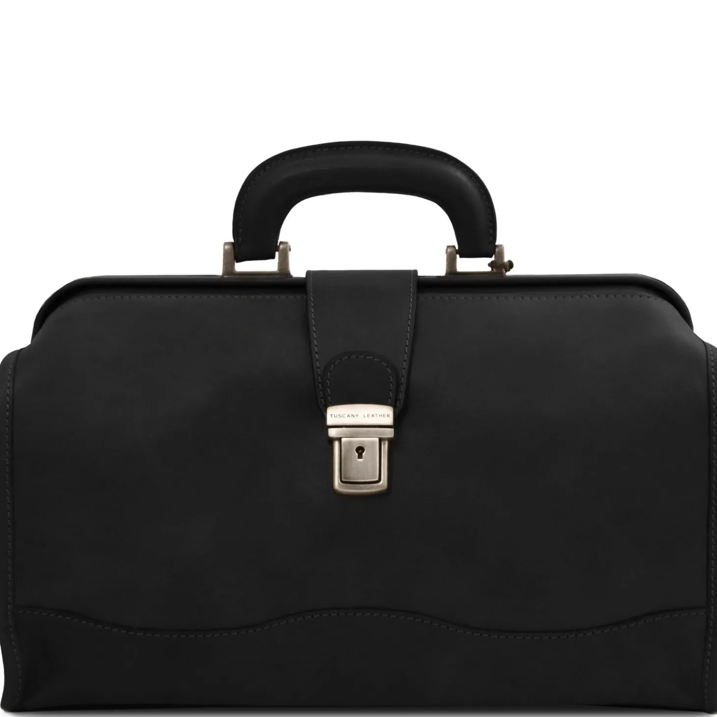 Klassische Doktortasche aus Leder mit Schnalle