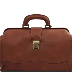Klassische Doktortasche aus Leder mit Schnalle