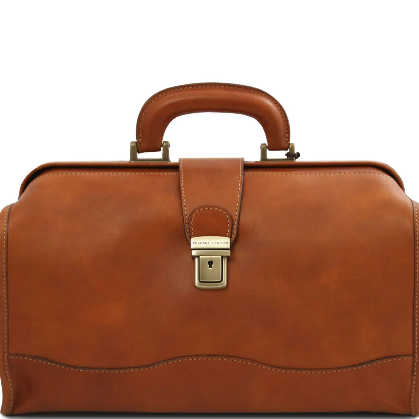 Klassische Doktortasche aus Leder mit Schnalle