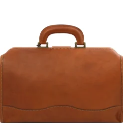 Klassische Doktortasche aus Leder mit Schnalle