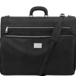 Kleidersack aus Leder mit Grosse Vortasche