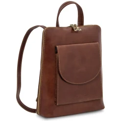 Kleiner Damenrucksack aus Leder