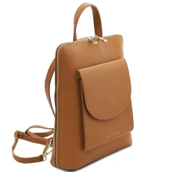 Kleiner Damenrucksack aus Leder