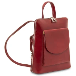 Kleiner Damenrucksack aus Leder