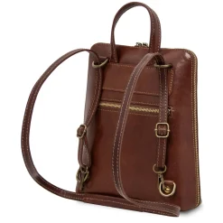 Kleiner Damenrucksack aus Leder