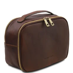 Kulturtasche aus Leder