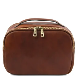 Kulturtasche aus Leder