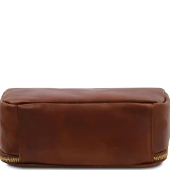 Kulturtasche aus Leder