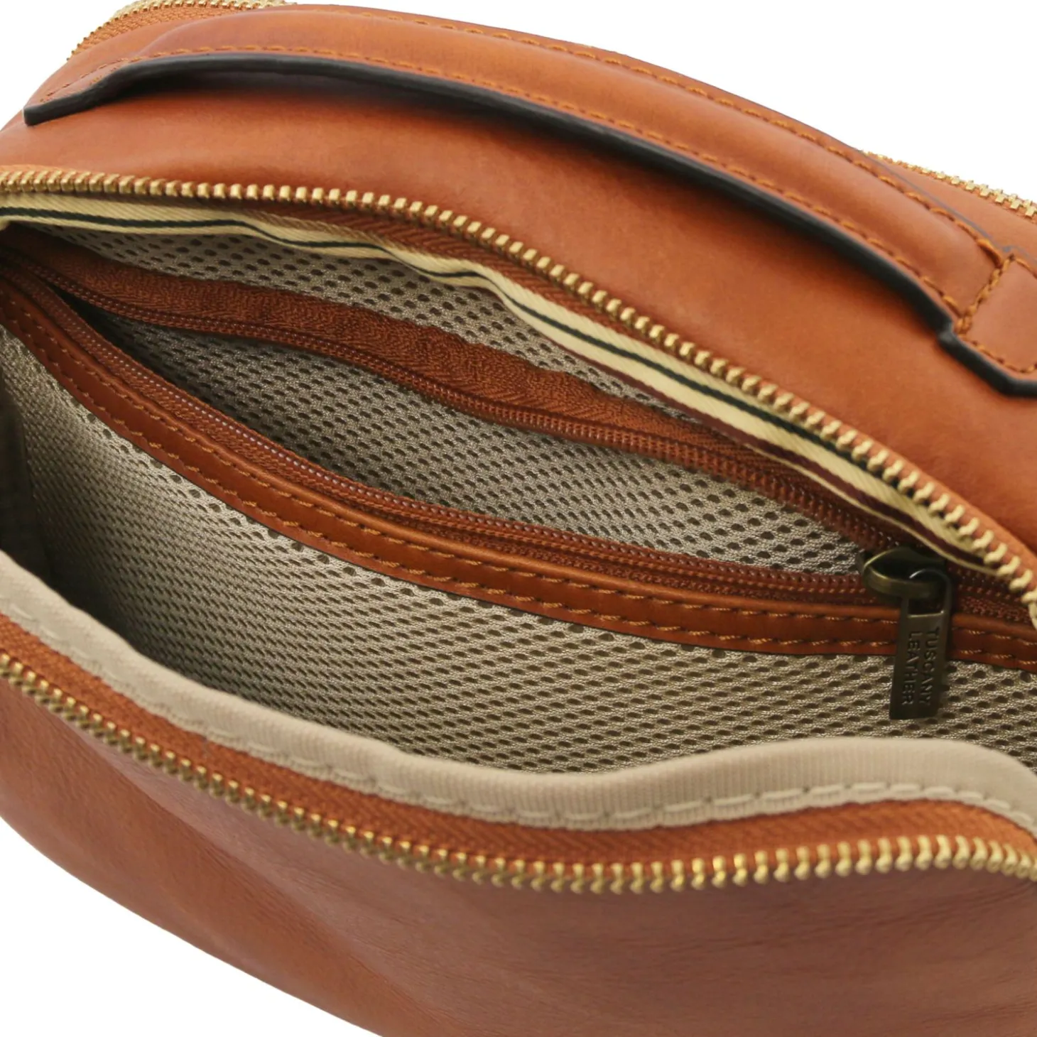 Kulturtasche aus Leder