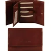 Lederbrieftasche Für Damen mit 4 Scheinfächern
