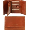 Lederbrieftasche Für Damen mit 4 Scheinfächern