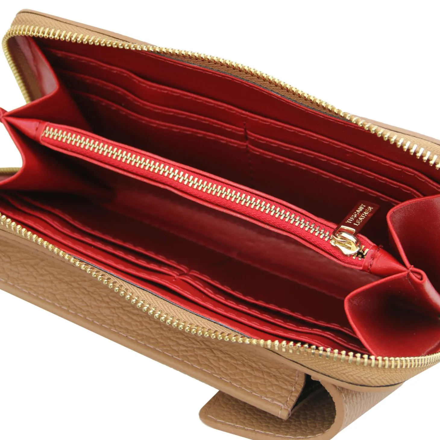 Lederbrieftasche/Handyhalter mit Tragegurt