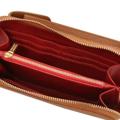 Lederbrieftasche/Handyhalter mit Tragegurt
