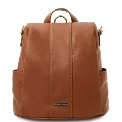 Lederrucksack aus Weichem Leder