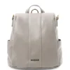 Lederrucksack aus Weichem Leder
