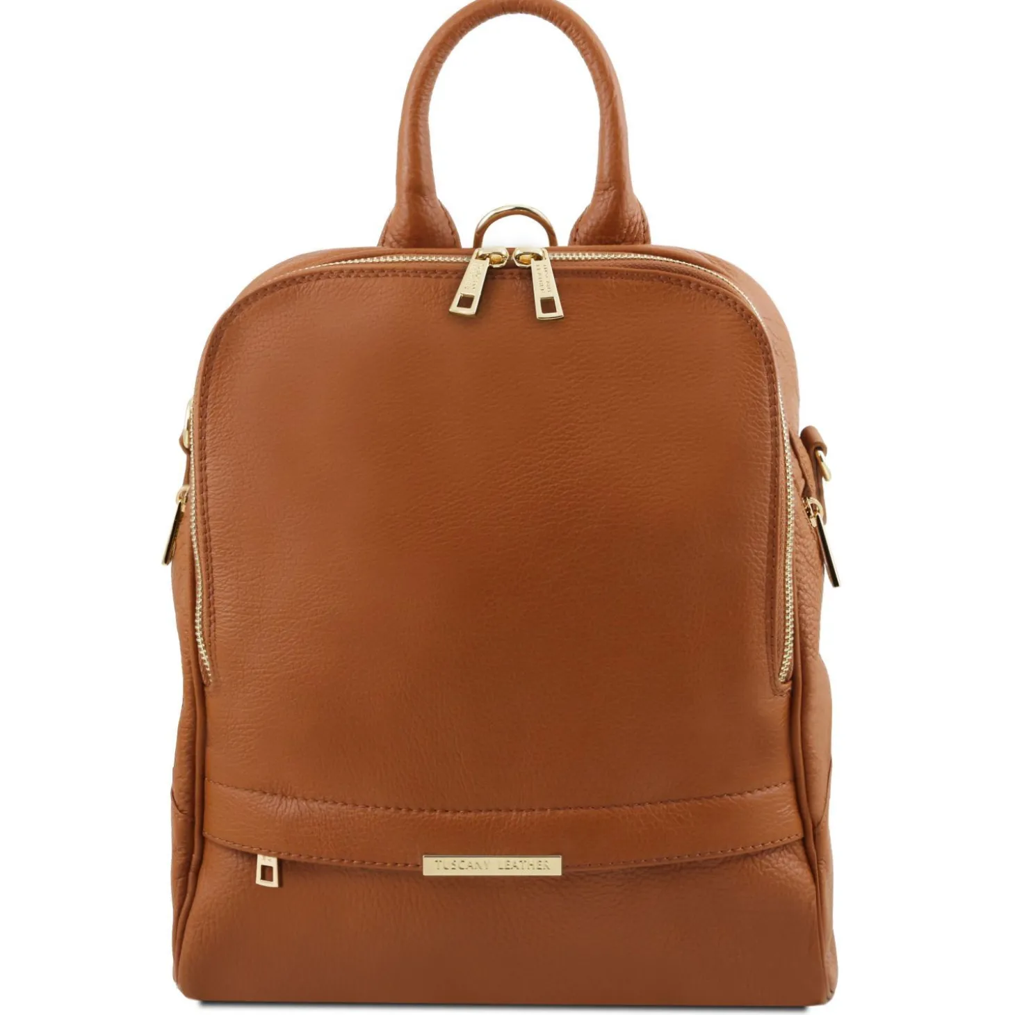 Lederrucksack Für Damen aus Weichem Leder