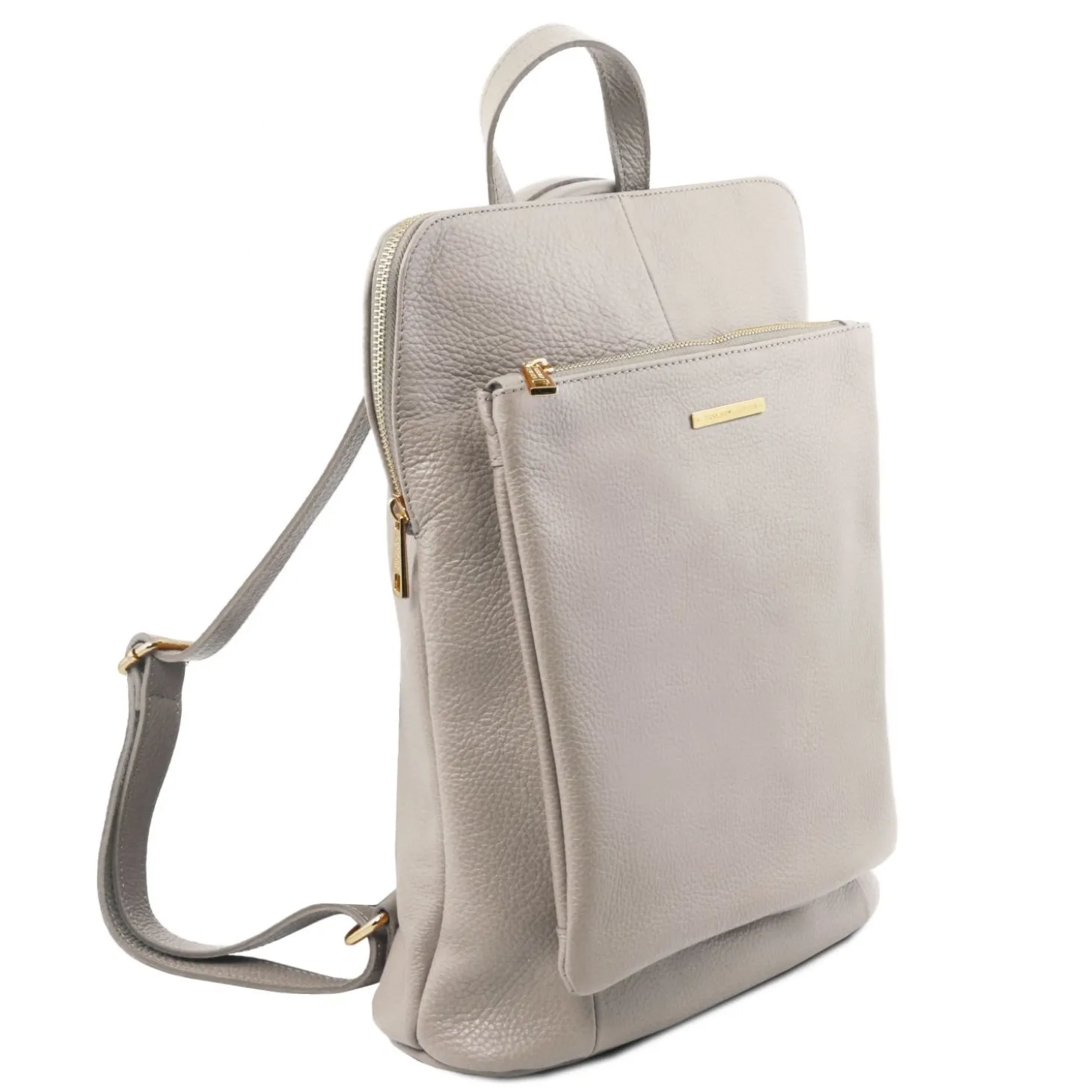 Lederrucksack Für Damen aus Weichem Leder
