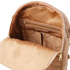 Lederrucksack Für Damen aus Weichem Leder