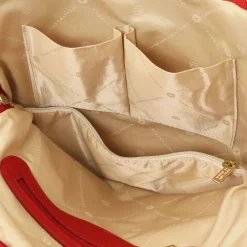 Lederrucksack Für Damen aus Weichem Leder