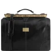 Maulbügelreisetasche aus Leder - Klein