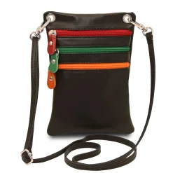 Mini Schultertasche aus Weichem Leder
