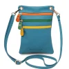 Mini Schultertasche aus Weichem Leder