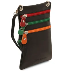 Mini Schultertasche aus Weichem Leder