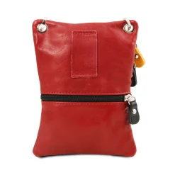 Mini Schultertasche aus Weichem Leder