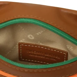 Mini Schultertasche aus Weichem Leder