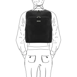 Notebook Rucksack aus Leder - Gross