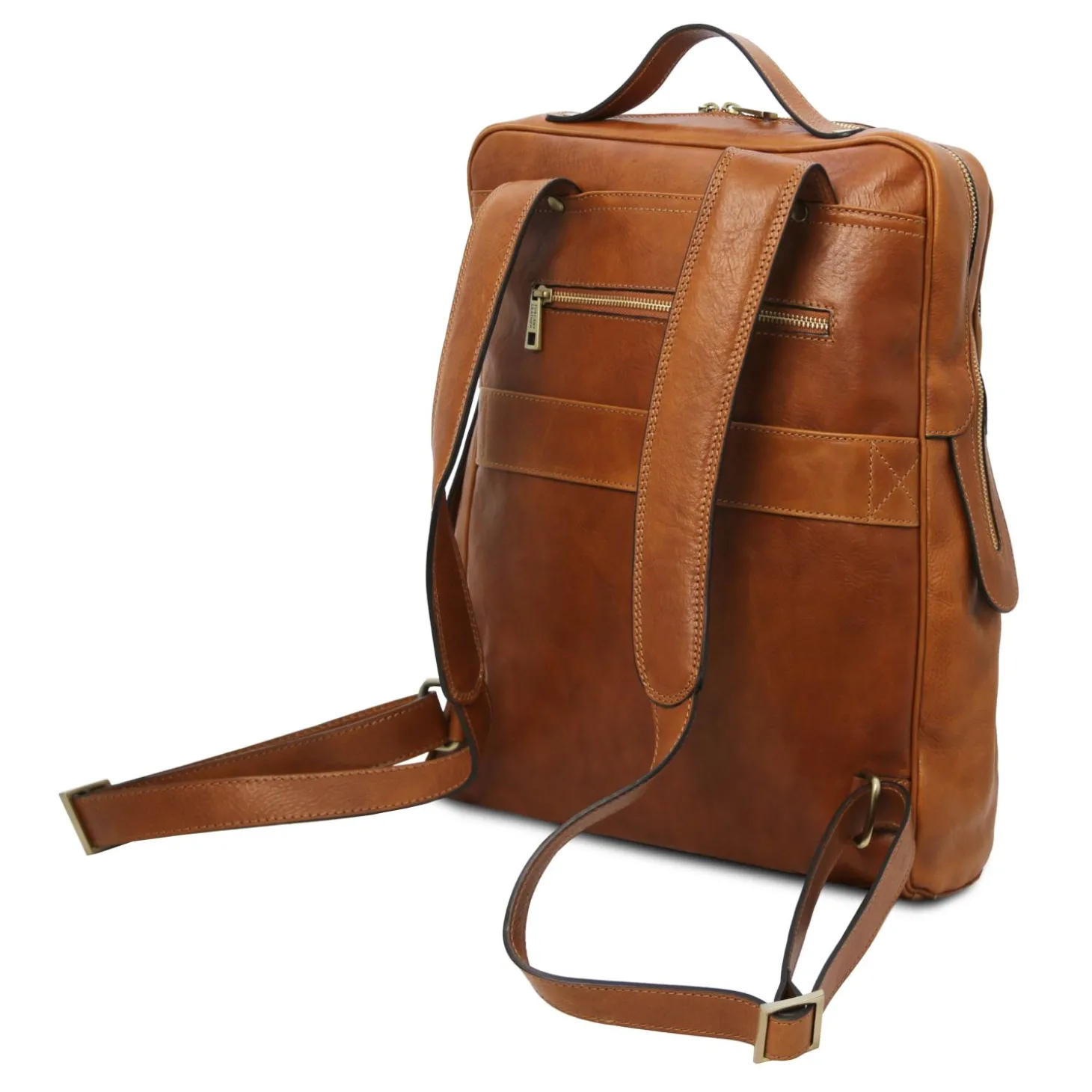 Notebook Rucksack aus Leder - Gross