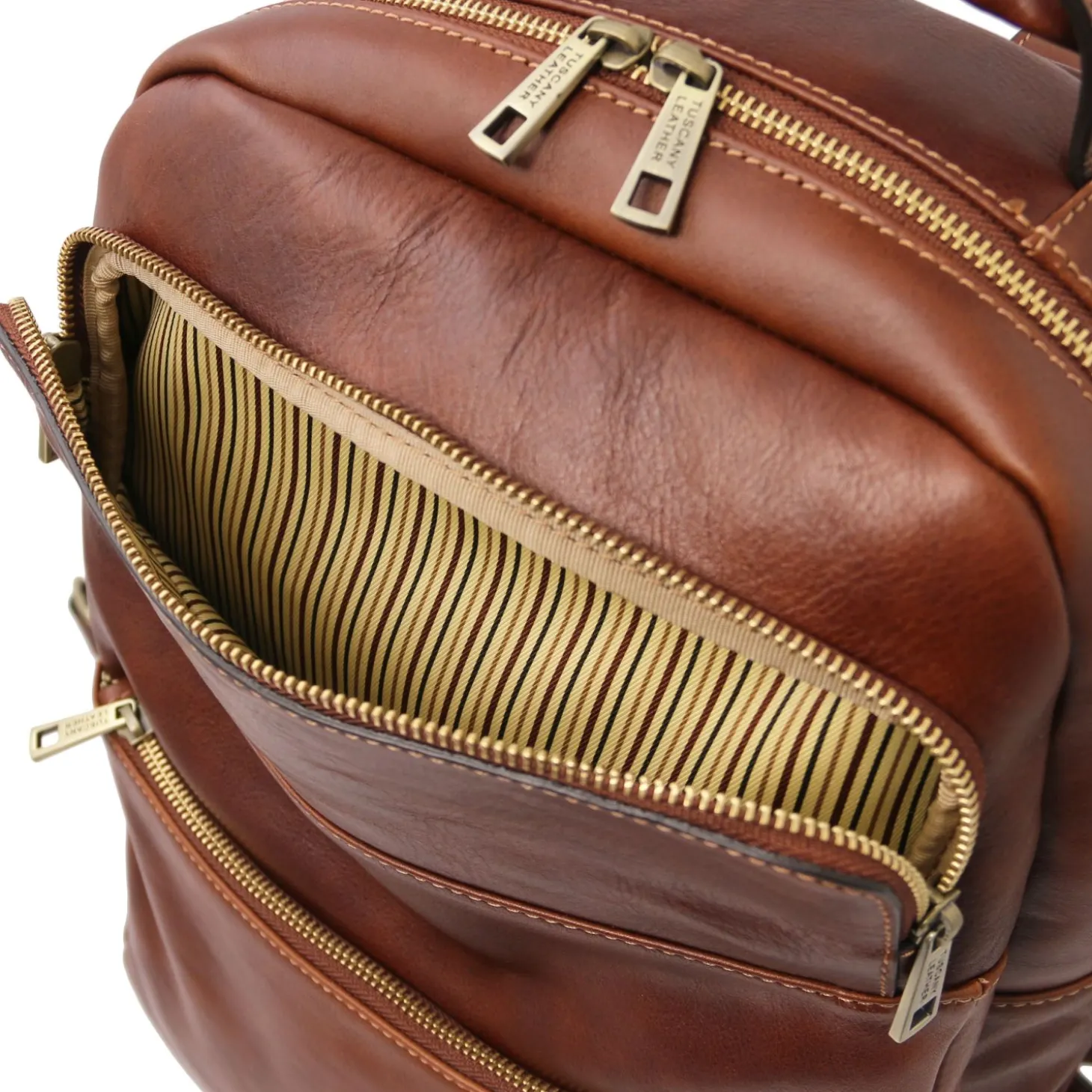 Notebook Rucksack aus Leder