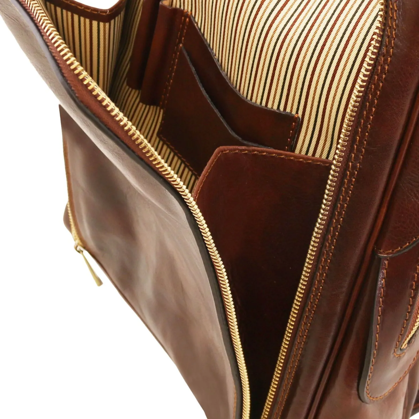 Notebook Rucksack aus Leder