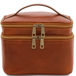 Reise - Kulturtasche aus Leder