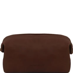 Reise - Kulturtasche aus Leder - Klein
